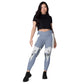LAXUNIVERSE XMAS Crossover leggings with pockets