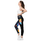 LAXUNIVERSE MOON BEAR Crossover leggings with pockets