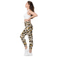LAXUNIVERSE CHEETAH PRINT Crossover leggings with pockets
