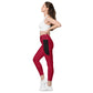 LAXUNIVERSE Carmine Crossover leggings with pockets