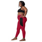 LAXUNIVERSE Carmine Crossover leggings with pockets