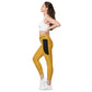 LAXUNIVERSE BUTTERCUP Crossover leggings with pockets