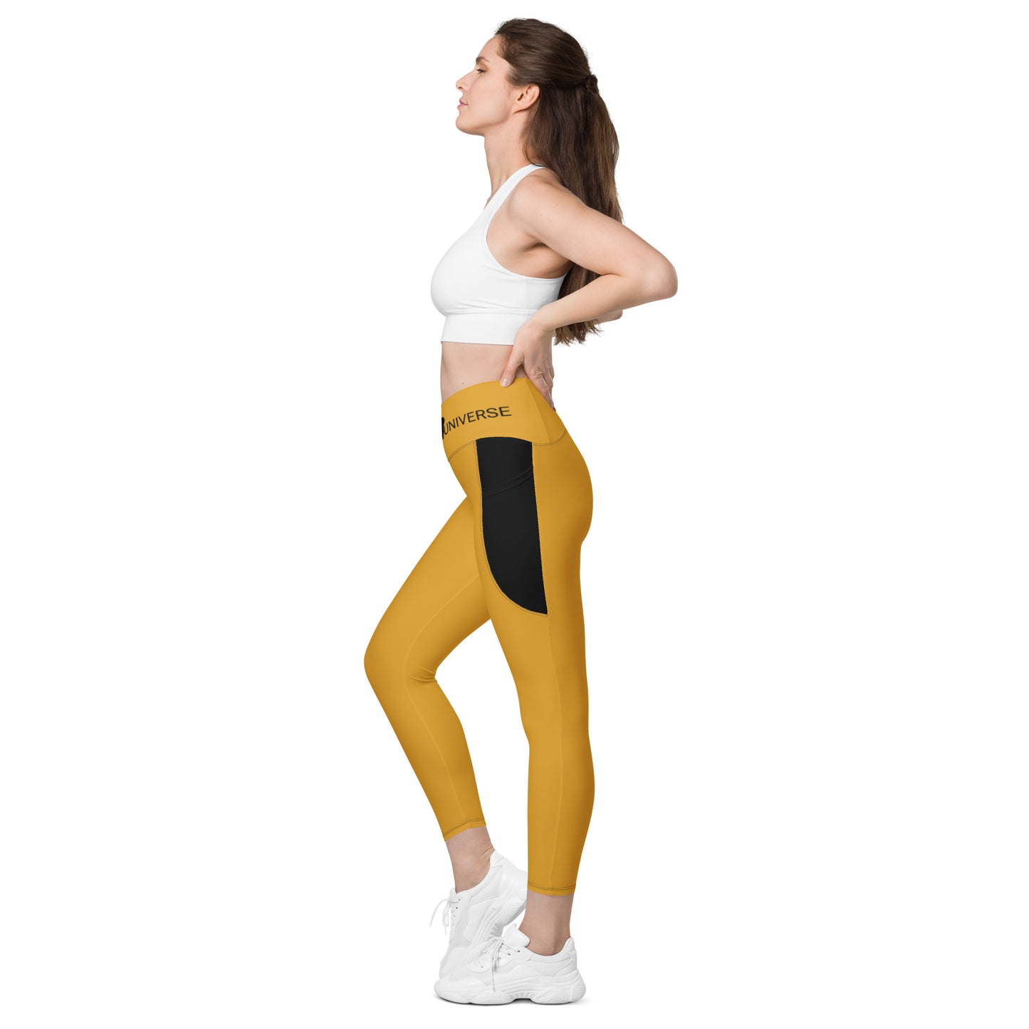 LAXUNIVERSE BUTTERCUP Crossover leggings with pockets