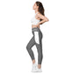 LAXUNIVERSE Grey Crossover leggings with pockets