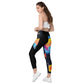 LAXUNIVERSE MOON BEAR Crossover leggings with pockets