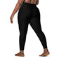 LAXUNIVERSE BLACK Crossover leggings with pockets