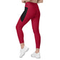LAXUNIVERSE Carmine Crossover leggings with pockets