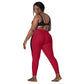 LAXUNIVERSE Carmine Crossover leggings with pockets