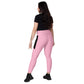 LAXUNIVERSE Cotton Candy Crossover leggings with pockets