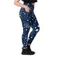 LAXUNIVERSE SPACE Crossover leggings with pockets