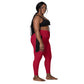 LAXUNIVERSE Carmine Crossover leggings with pockets