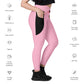 LAXUNIVERSE Cotton Candy Crossover leggings with pockets