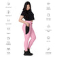 LAXUNIVERSE Cotton Candy Crossover leggings with pockets