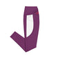 LAXUNIVERSE Palatinate Purple Crossover leggings with pockets