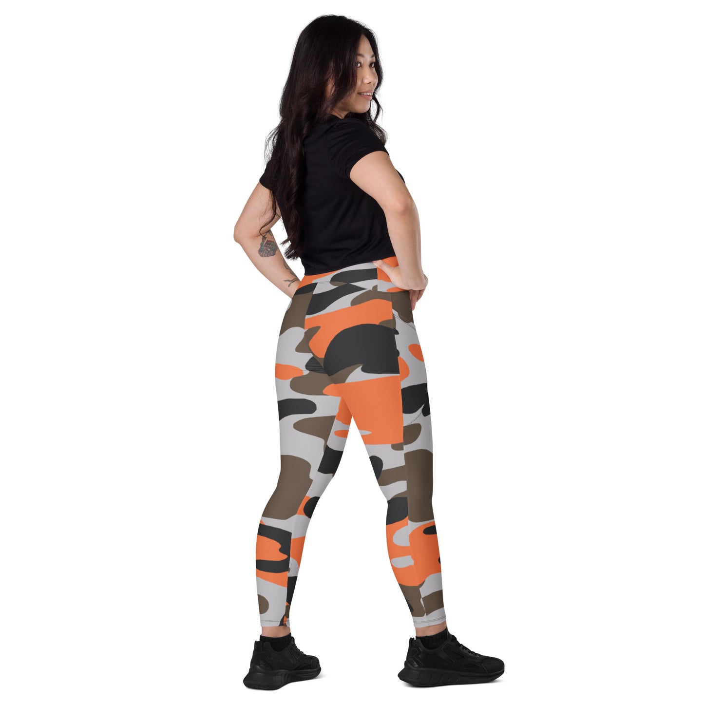 LAXUNIVERSE A1 Crossover leggings with pockets