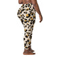 LAXUNIVERSE CHEETAH PRINT Crossover leggings with pockets