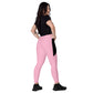 LAXUNIVERSE Cotton Candy Crossover leggings with pockets