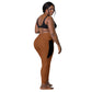 LAXUNIVERSE Saddle Brown Crossover leggings with pockets