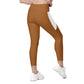 LAXUNIVERSE Rich Gold Crossover leggings with pockets
