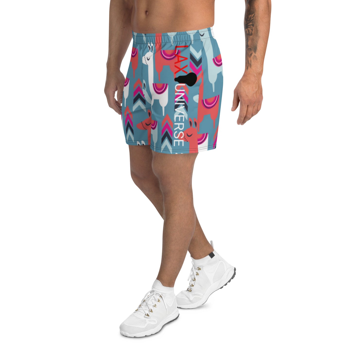 LAXuniverse LLAMA Men's Athletic Long Shorts