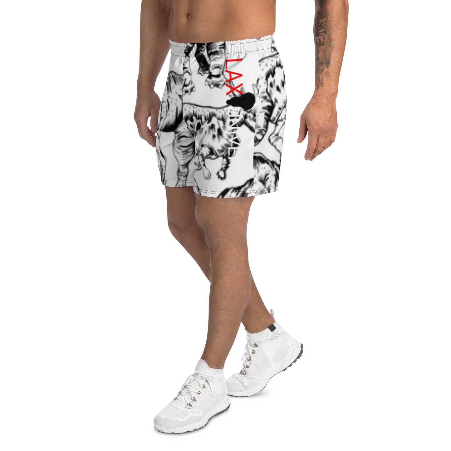 LAXUNIVERSE MEGA DINO Athletic Long Shorts