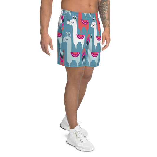 LAXuniverse LLAMA Men's Athletic Long Shorts