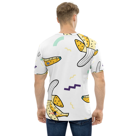 LAXMONKEY BANANA WHITE Men's t-shirt