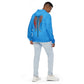 LAXUNIVERSE WINGS Deep Sky Blue Men’s windbreaker