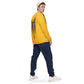 LAXUNIVERSE WINGS Yellow Men’s windbreaker