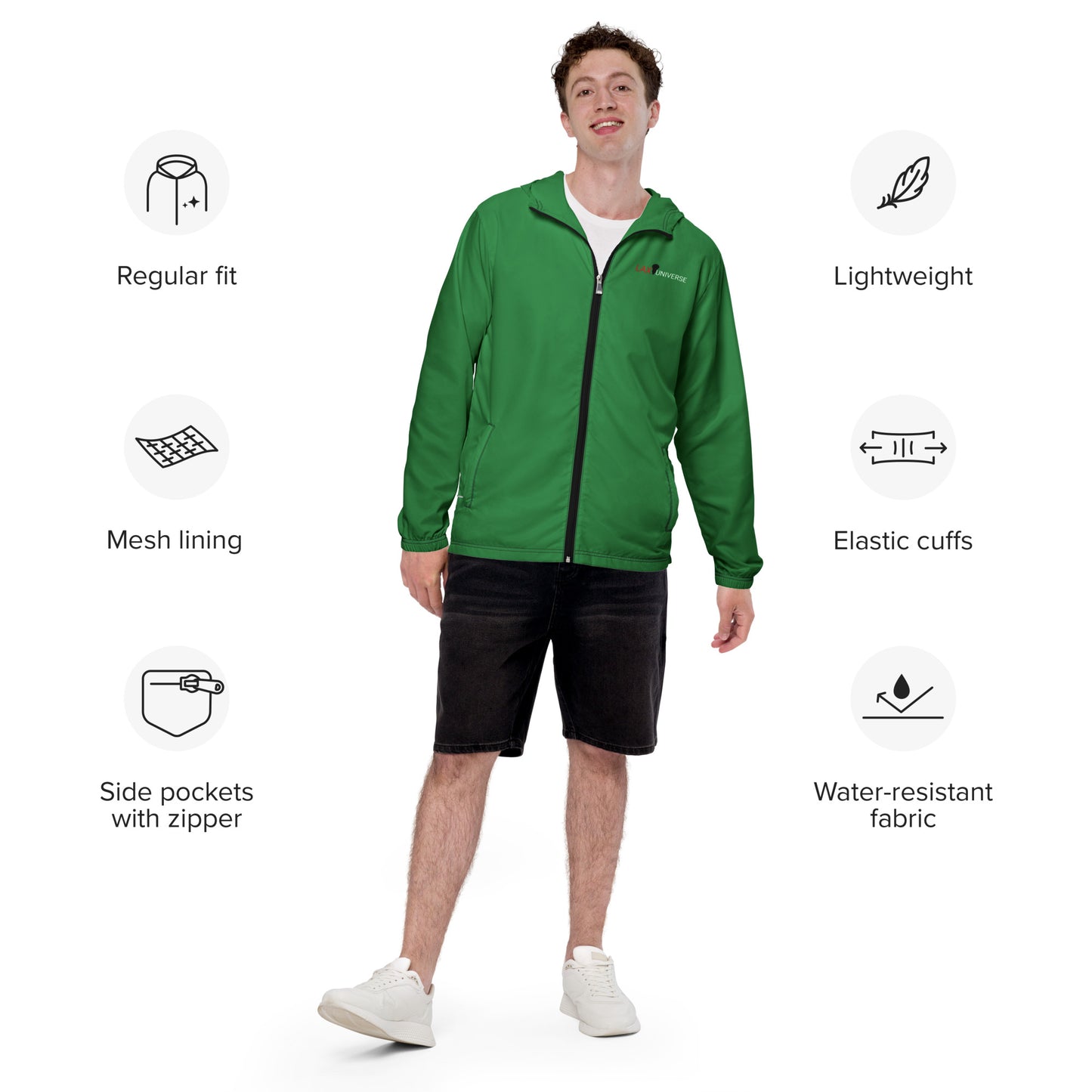 LAXUNIVERSE WINGS Sea Green Men’s windbreaker