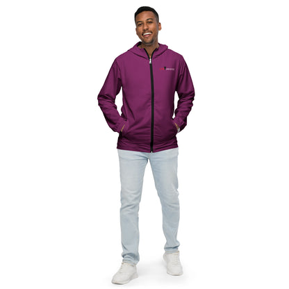 LAXUNIVERSE WINGS Eggplant Men’s windbreaker