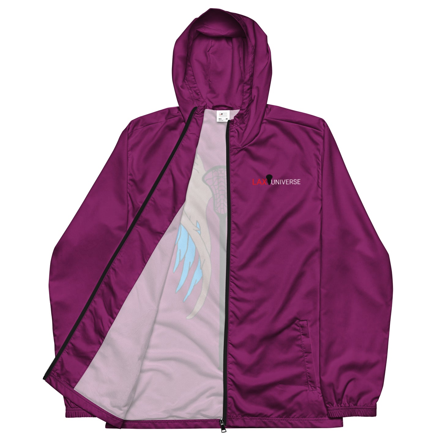 LAXUNIVERSE WINGS Eggplant Men’s windbreaker