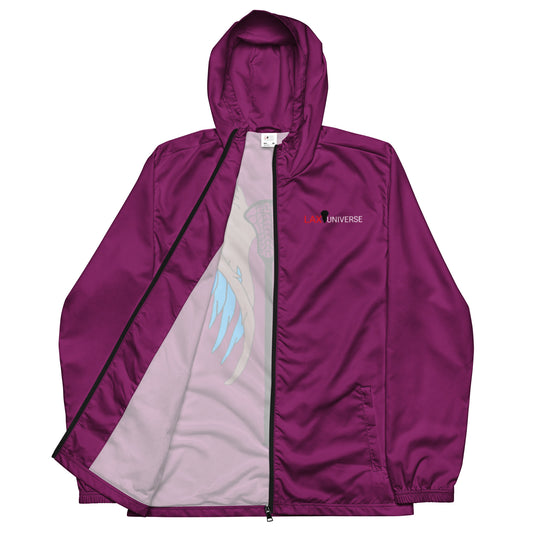 LAXUNIVERSE WINGS Eggplant Men’s windbreaker