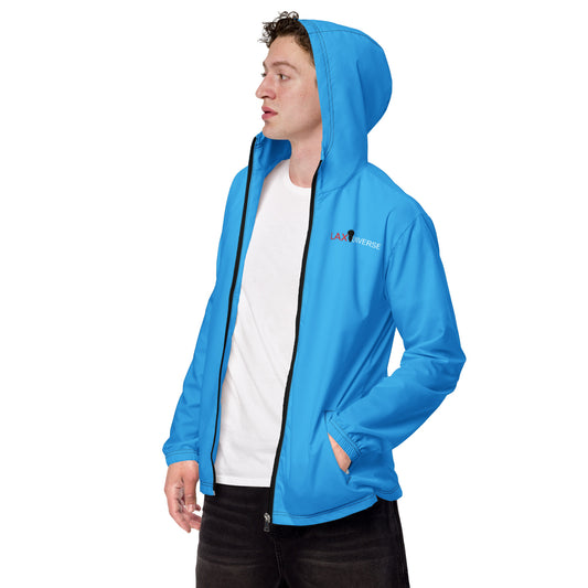 LAXUNIVERSE WINGS Deep Sky Blue Men’s windbreaker