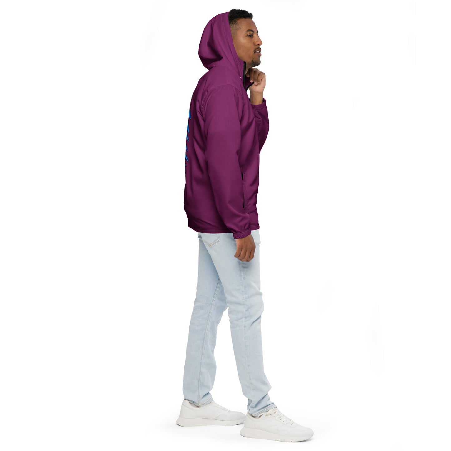 LAXUNIVERSE WINGS Eggplant Men’s windbreaker