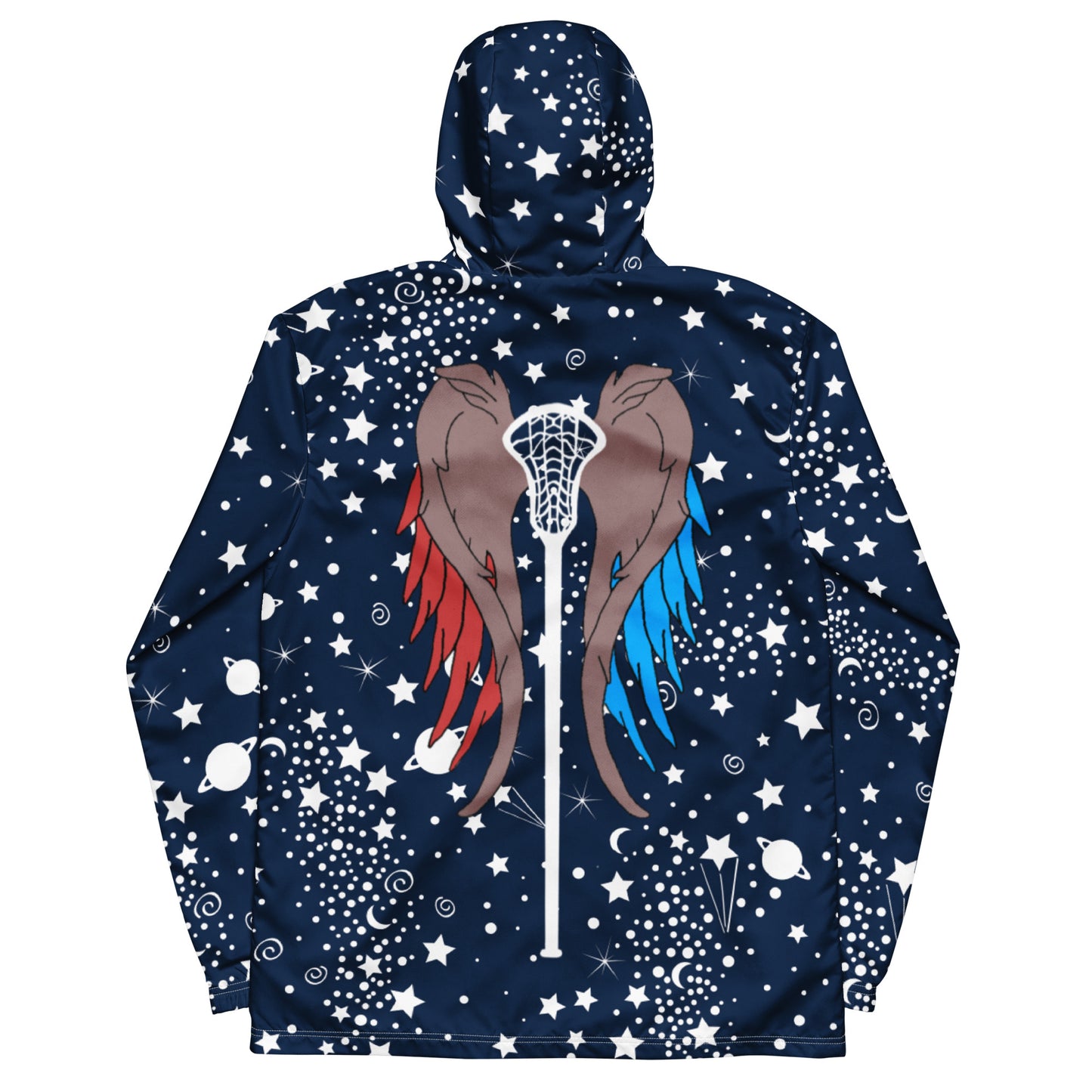 LAXUNIVERSE WINGS X SPACE Men’s windbreaker