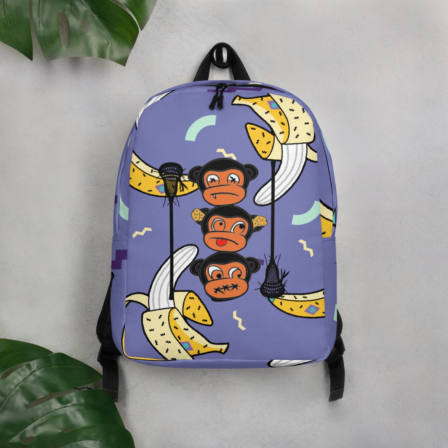 LAXUNIVERSE MONKEY Minimalist Backpack