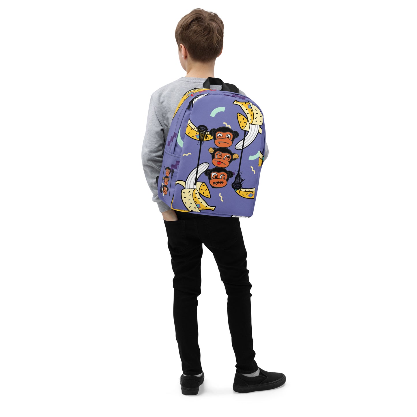 LAXUNIVERSE MONKEY Minimalist Backpack