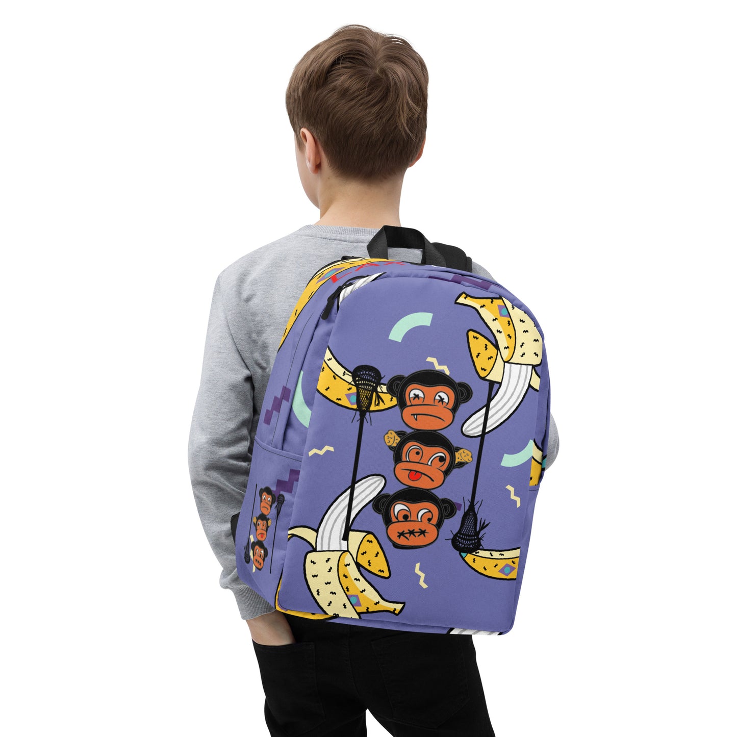 LAXUNIVERSE MONKEY Minimalist Backpack