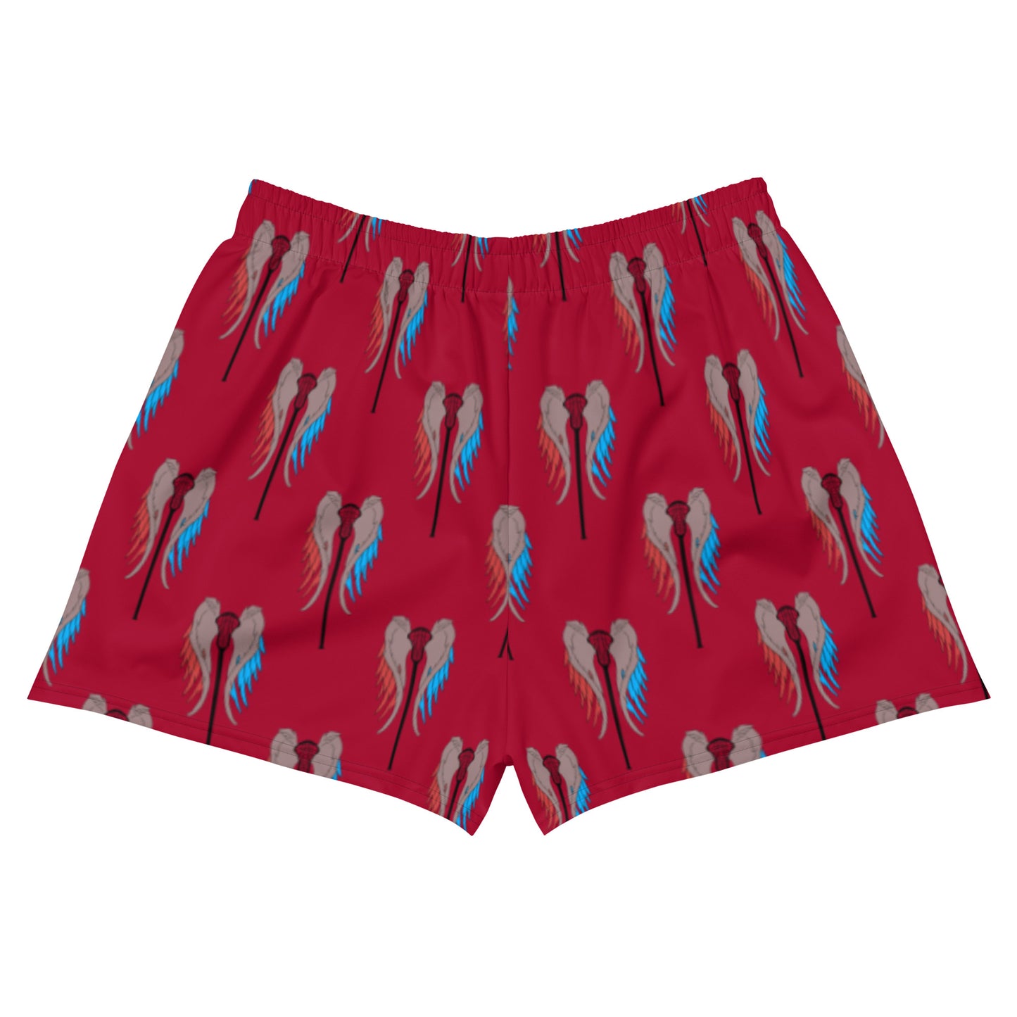 LAXUNIVERSE WINGS Carmine  Athletic Short Shorts