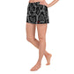 LAXUNIVERSE BLACK SNAKE Women's Athletic Shorts