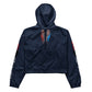 LAXUNIVERSE WINGS NAVY  Women’s cropped windbreaker
