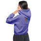 LAXUNIVERSE WINGS Moody Blue Women’s cropped windbreaker