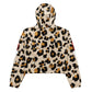 LAXUNIVERSE CHEETAH PRINT Women’s cropped windbreaker