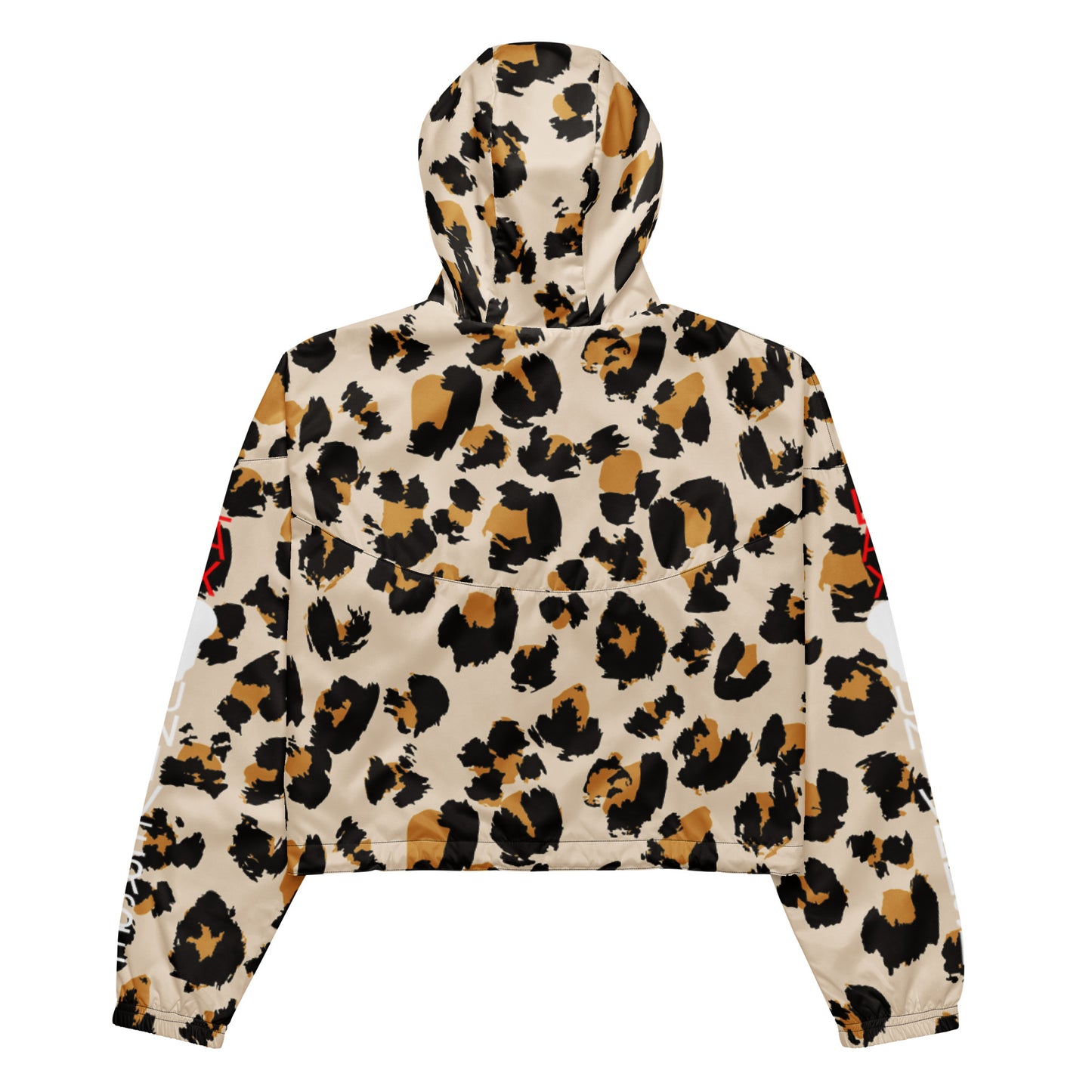 LAXUNIVERSE CHEETAH PRINT Women’s cropped windbreaker