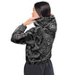 LAXUNIVERSE BLACK SNAKE Women’s cropped windbreaker