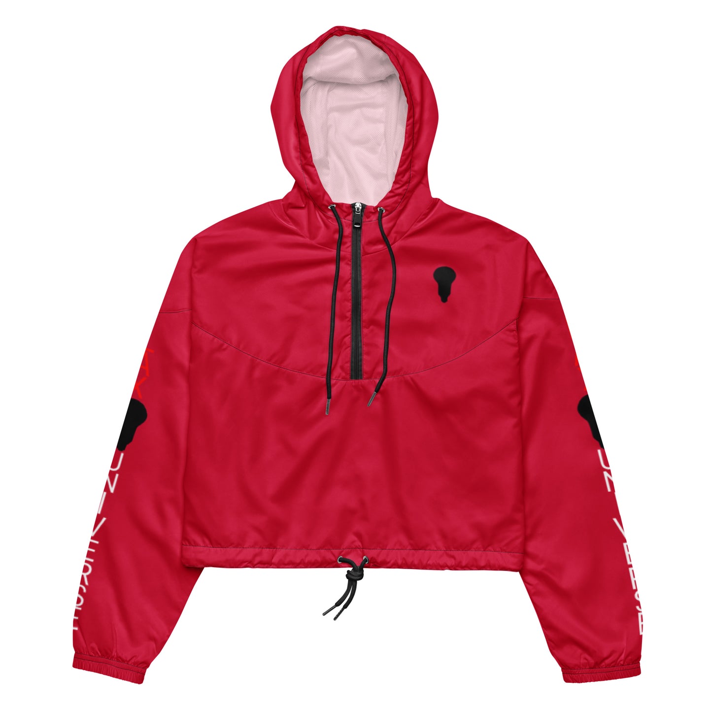 LAXUNIVERSE WINGS Crimson Women’s cropped windbreaker