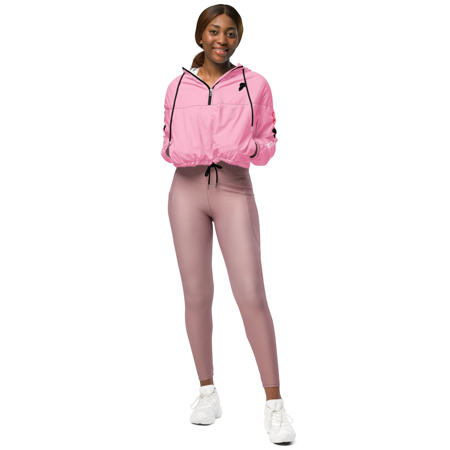 LAXUNIVERSE WINGS Cotton Candy Women’s cropped windbreaker