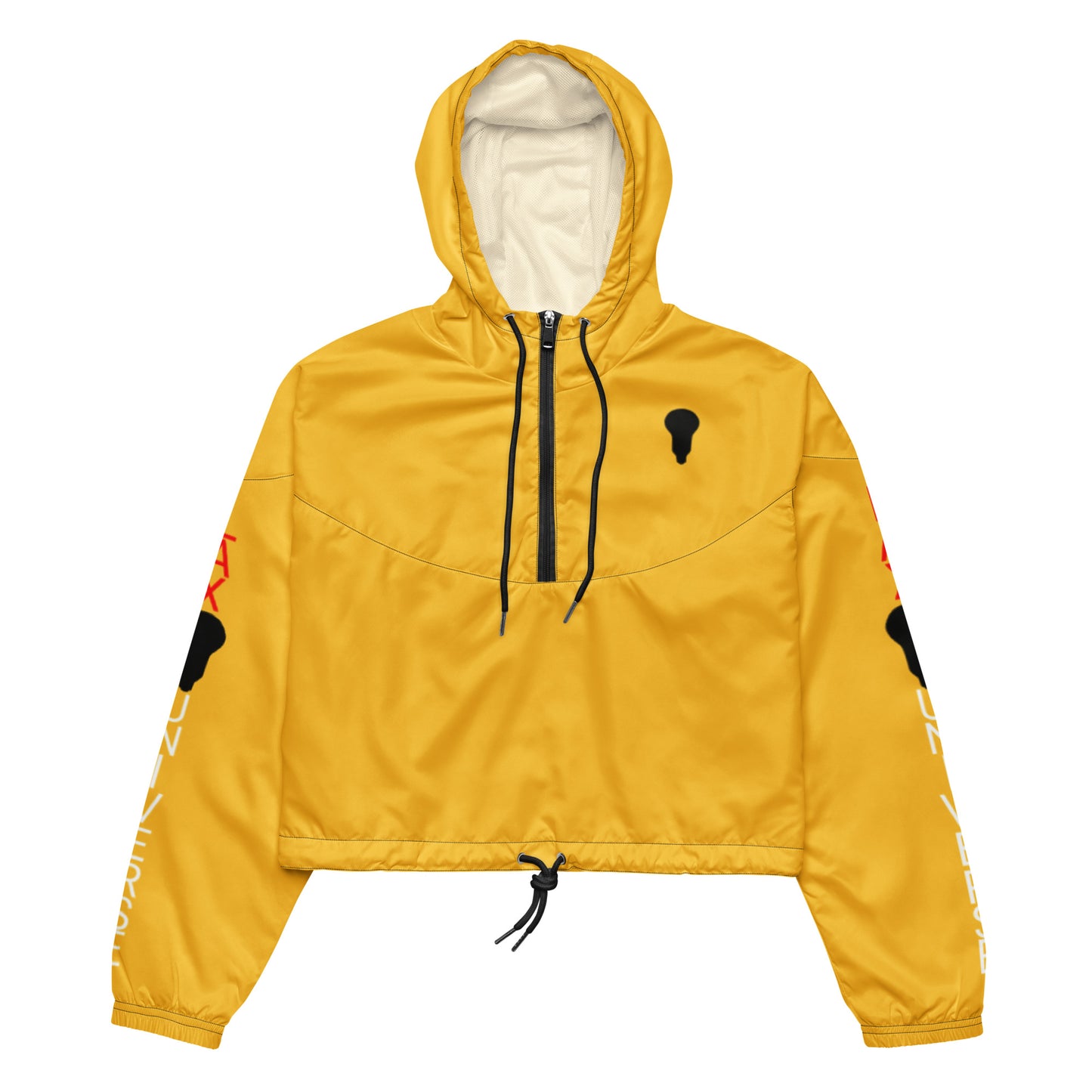 LAXUNIVERSE WINGS YellowWomen’s cropped windbreaker