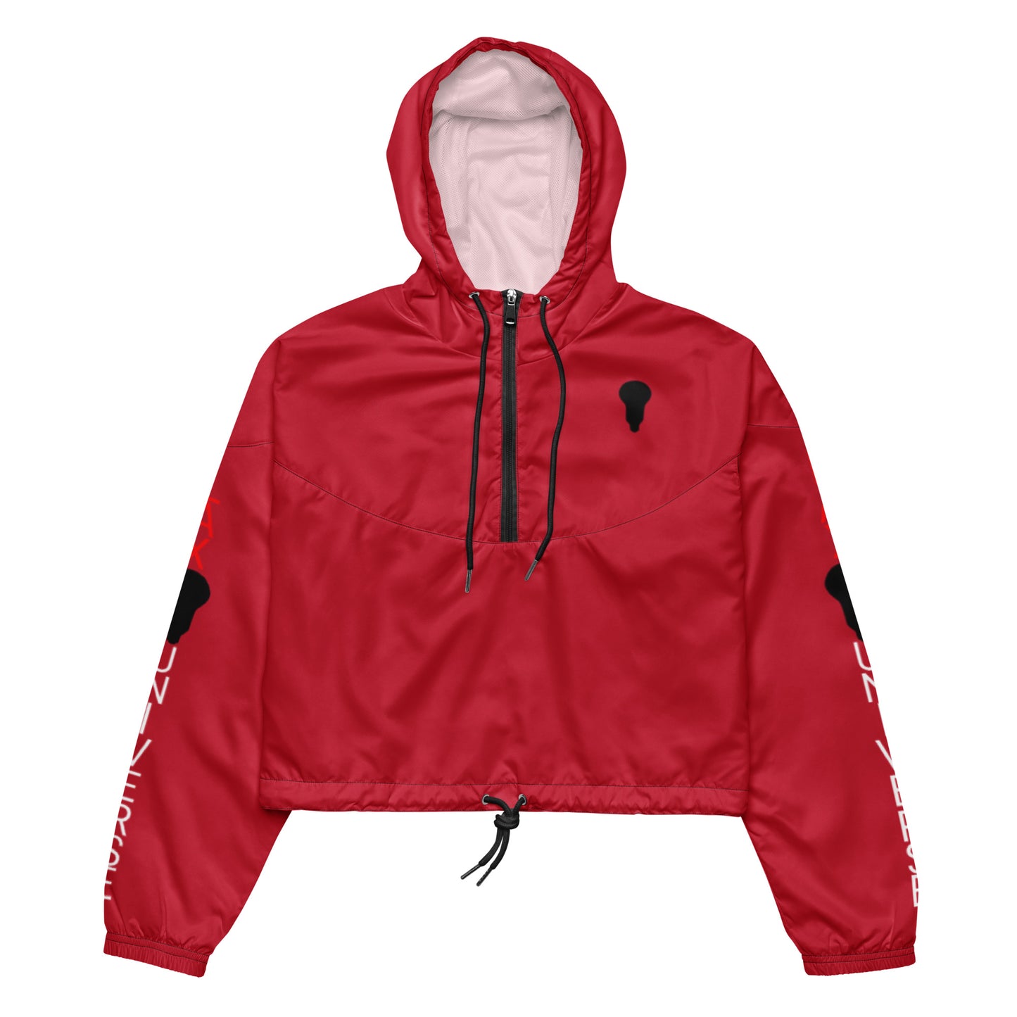 LAXUNIVERSE WINGS Red Women’s cropped windbreaker